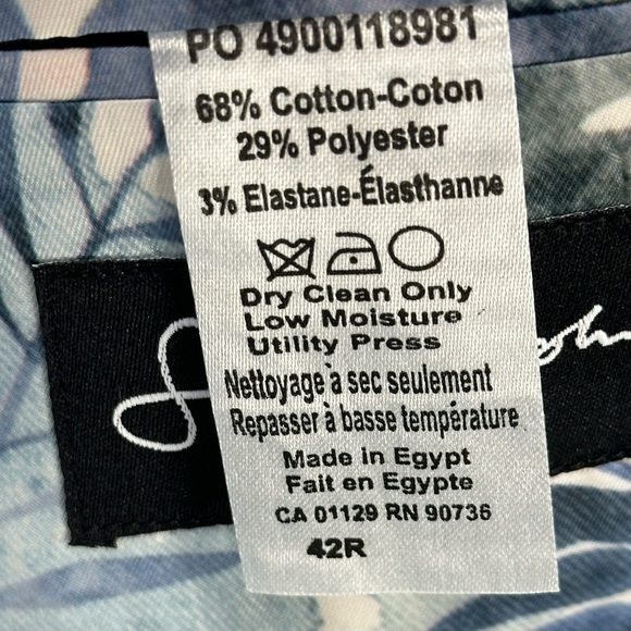 Sean John Classic Fit 2-Button Blazer Suit Jacket - Blue - size 42R - Picture 3 of 7